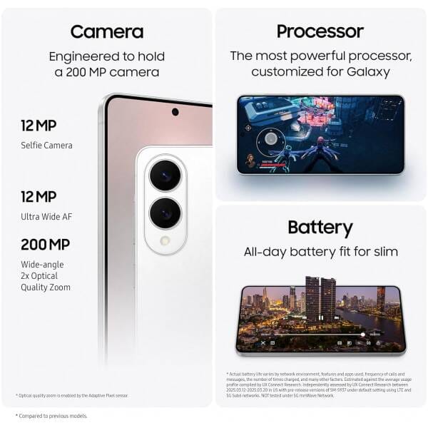 Samsung Galaxy S25 Edge EU 12/512 GB Titanium Jet Black - Image 2